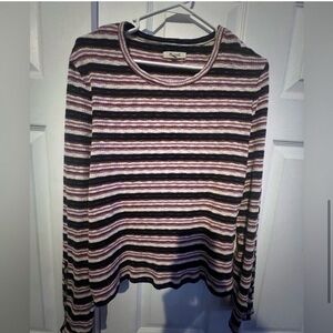 Madewell Longsleeve Top with Button Sleeves XL EUC
